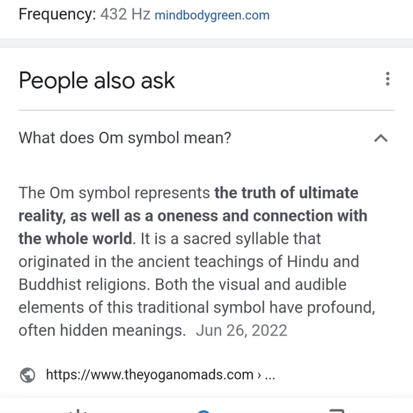 Large Vintage Sterling Cultured Pearl OM Symbol Good Luck Ring - Picture 7 of 7